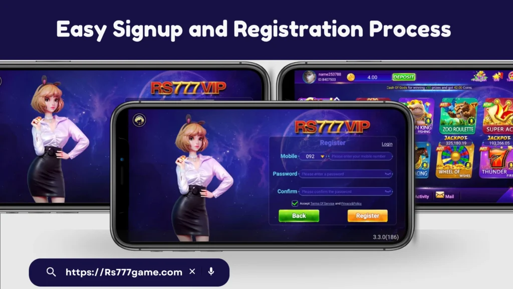 Login to RS777 Game and Start Winning